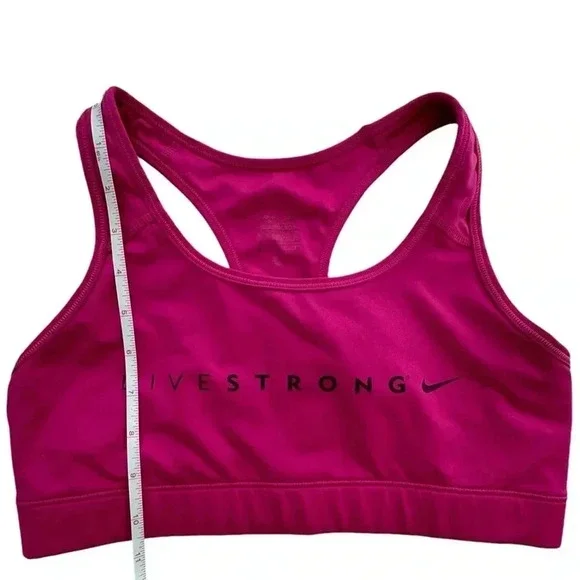 Nike Pro Pink Livestrong Sports Bra, Size medium - Picture 7 of 8